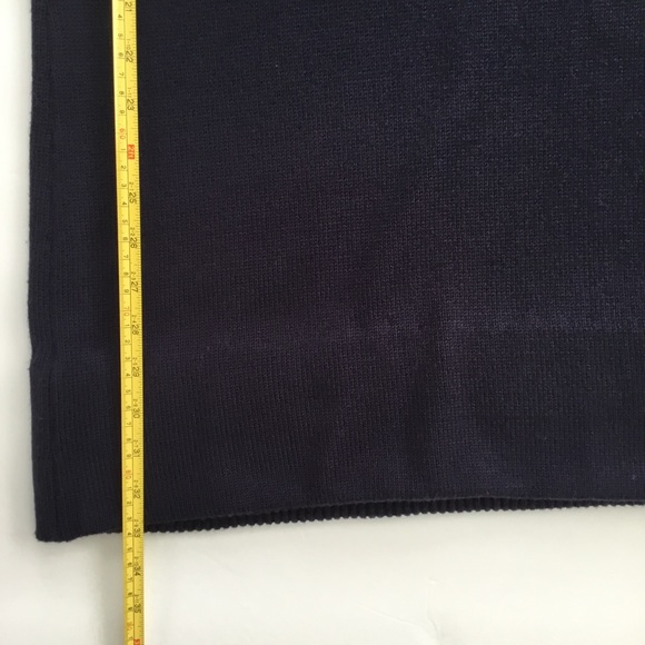 Eliza J Fair Isle Pattern Sweater Dress Navy Size XS - Picture 4 of 7